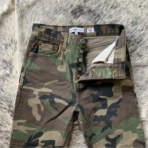 RE/DONE originals camo jeans